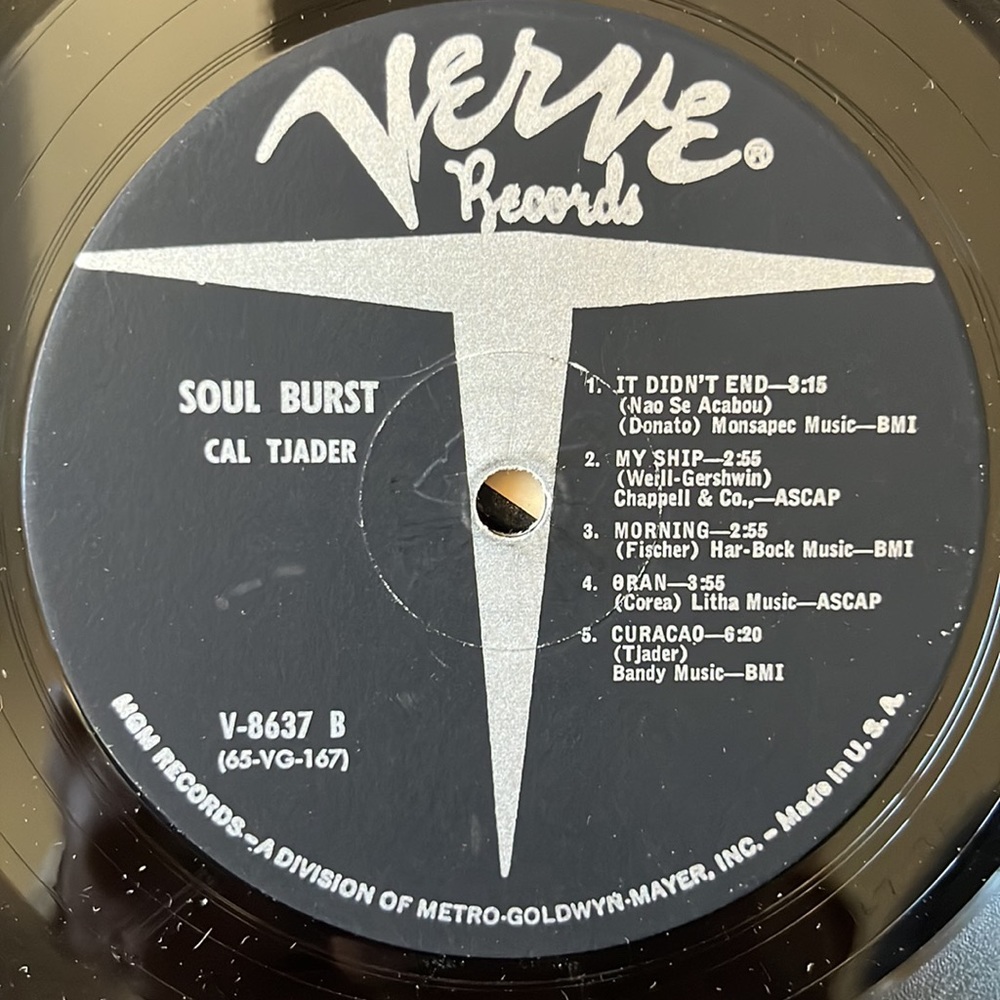 Cal Tjader - “Soul Burst” Vinyl LP - Picture 5 of 5